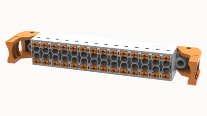 PCB 插拔端子插头 15EDGKNHGM-6.35-28P · 6.35mm · 触点数量: 28