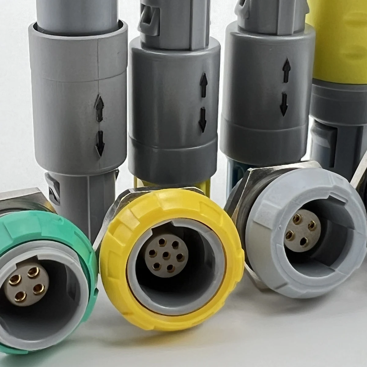 Connettori push-pull · Grado IP IP50 ~ IP65 · Materiale del guscio PC/PSU