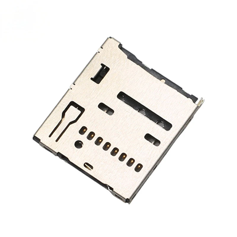 موصل بطاقة Micro SD / TF · SMT تركيب سطحي · لون الهيكل أسود